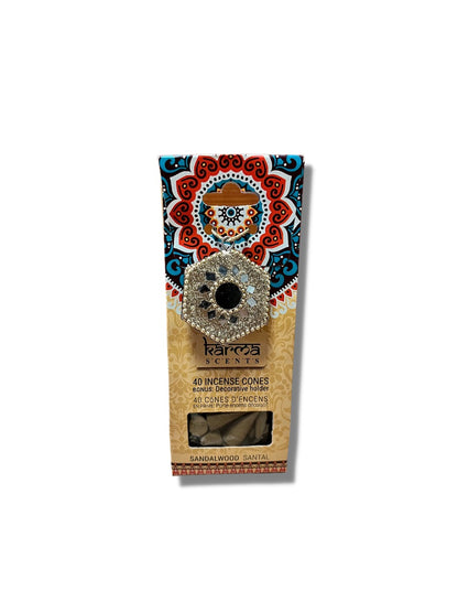 40 Incense Cones Plus Decorative Holder